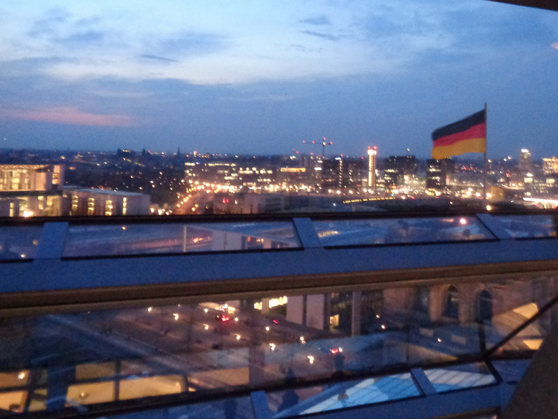 Blick über Berlin-Mitte von der Reichstagskuppel